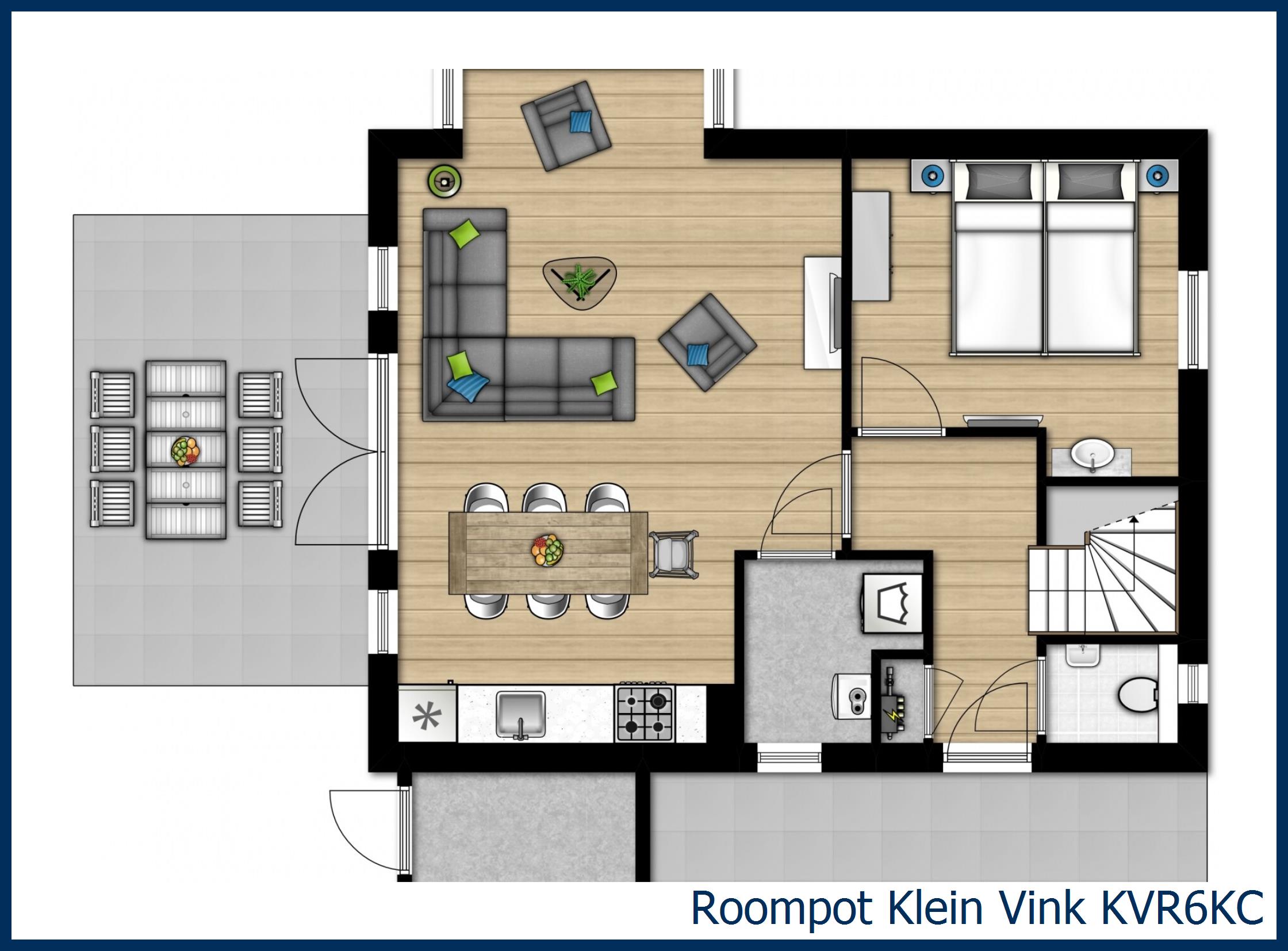 Bungalow KVR6KC à Klein Vink
