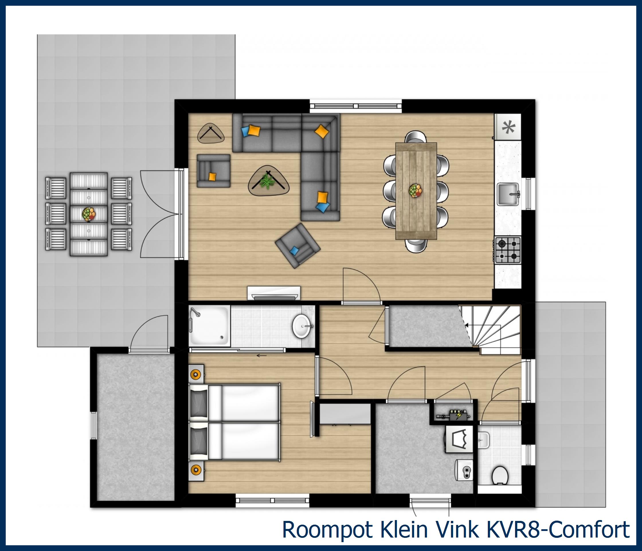 Villa KVR8-Comfort à Klein Vink