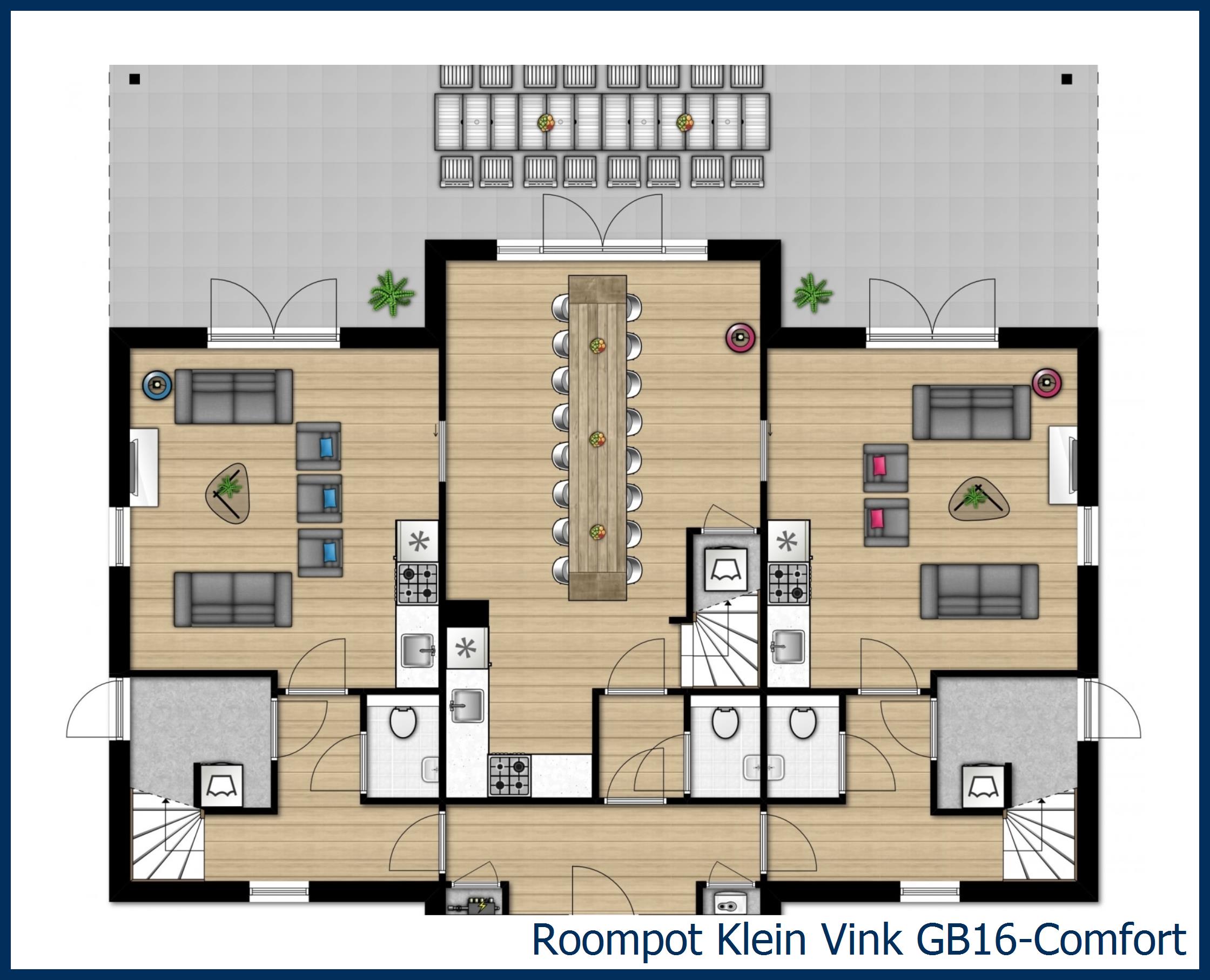 Bungalow GB16-Comfort in Klein Vink