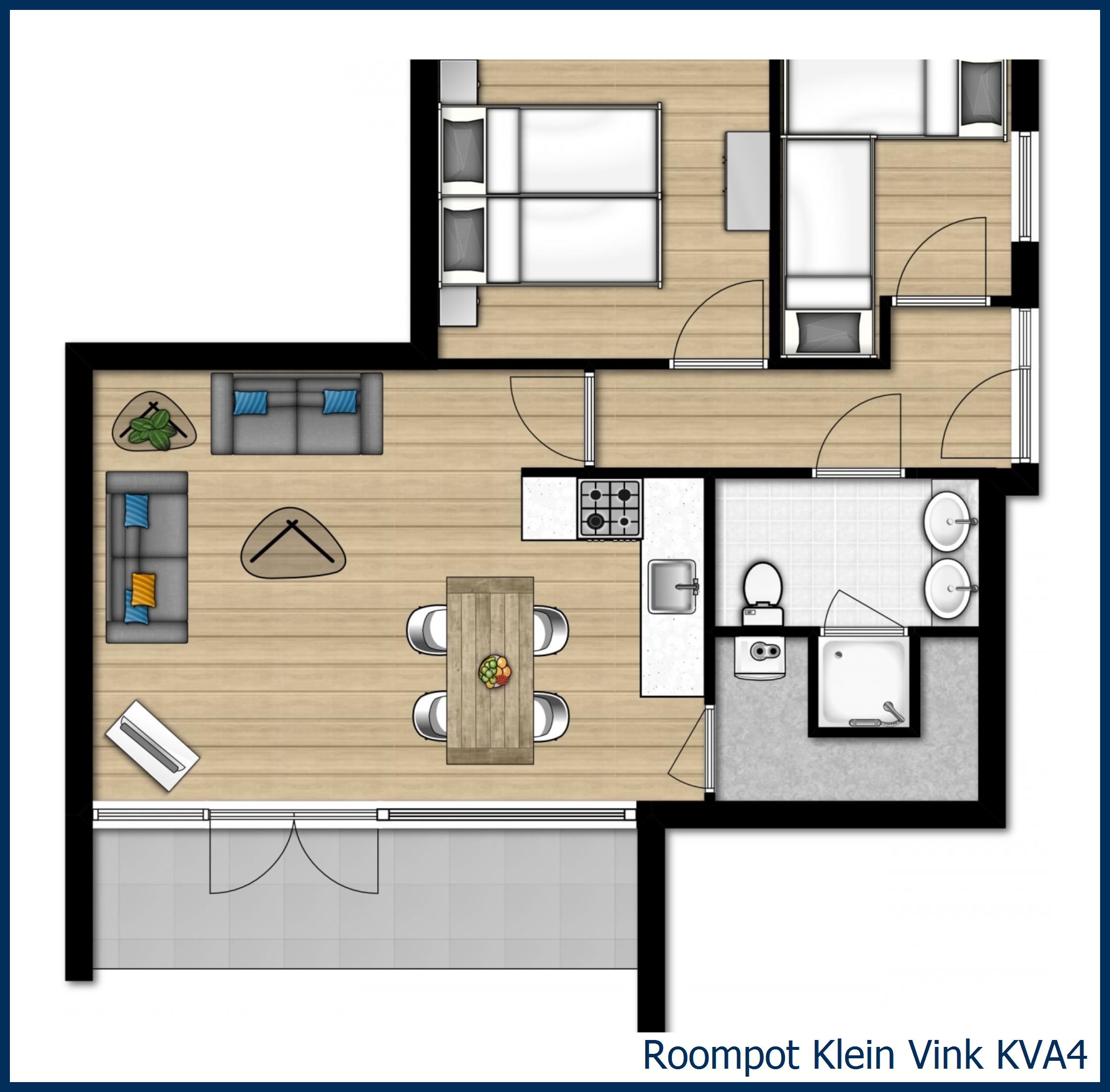 Bungalow KVA4 in Klein Vink