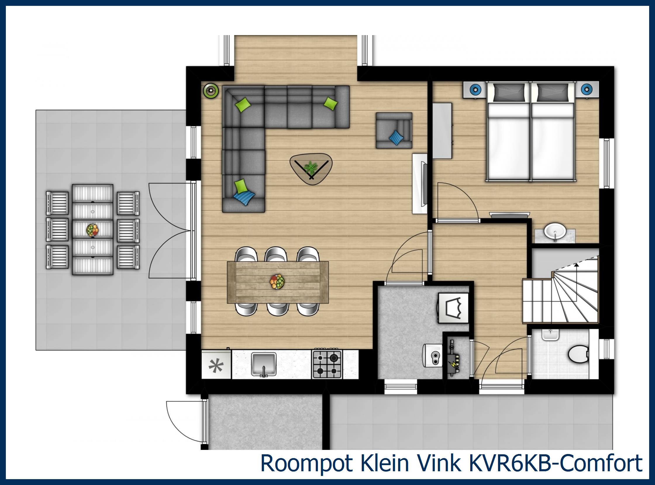 Bungalow KVR6KB-Comfort in Klein Vink