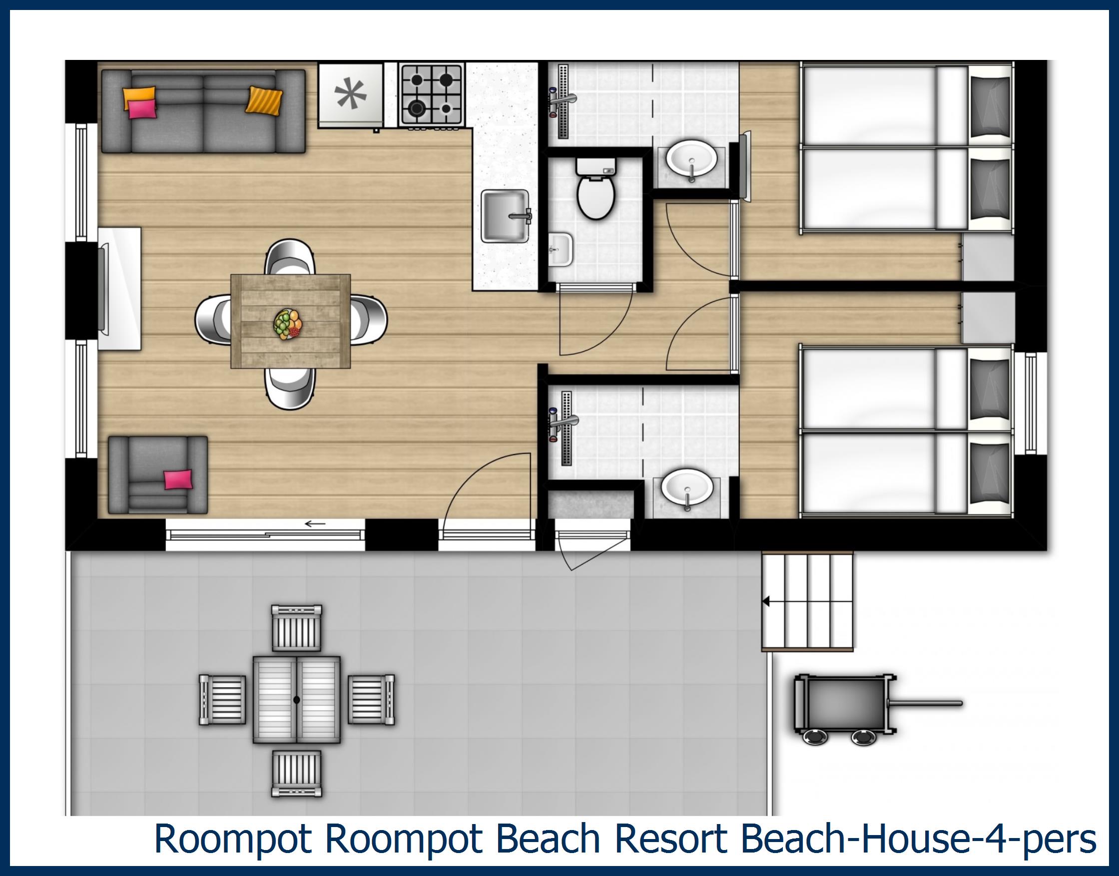 Beach House Beach-House-4-pers à Beach Resort