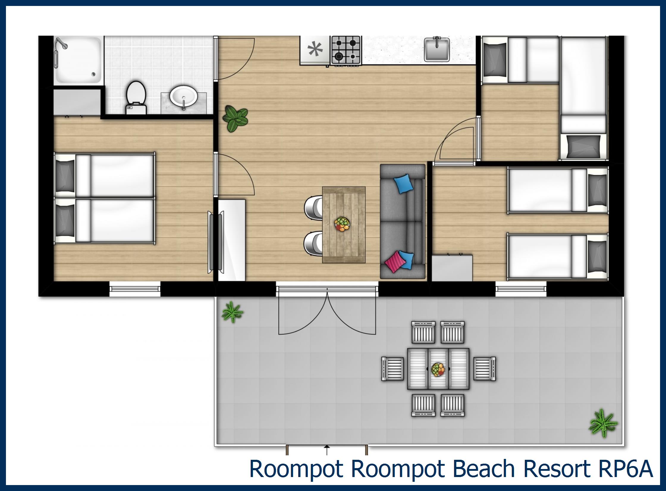 Chalet RP6A à Beach Resort