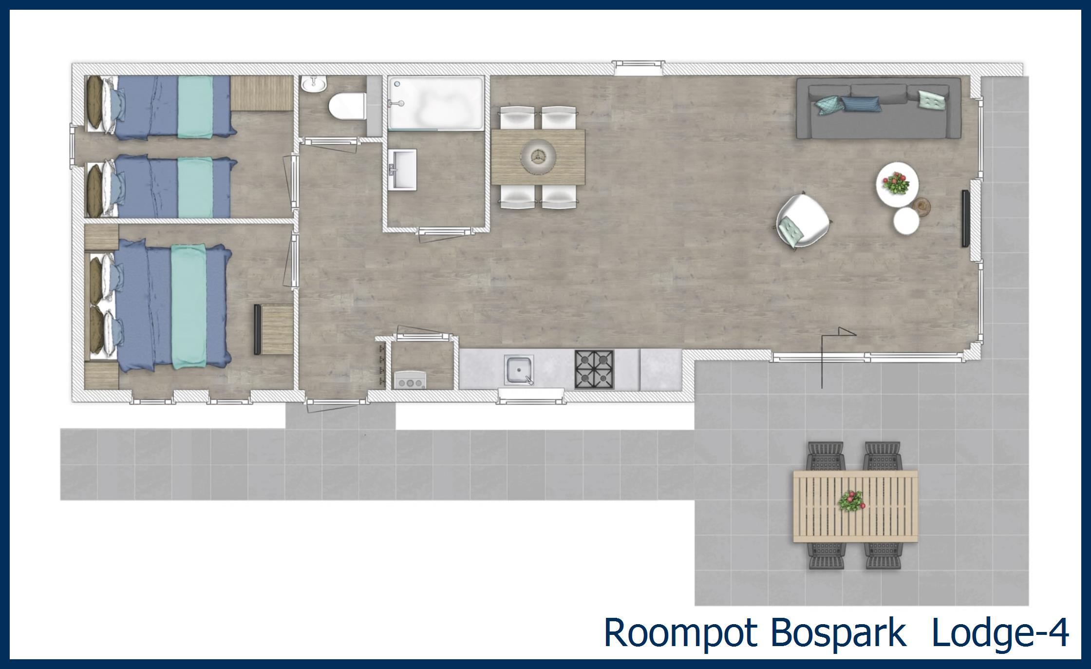 Lodge Lodge-4 à Bospark 't Wolfsven