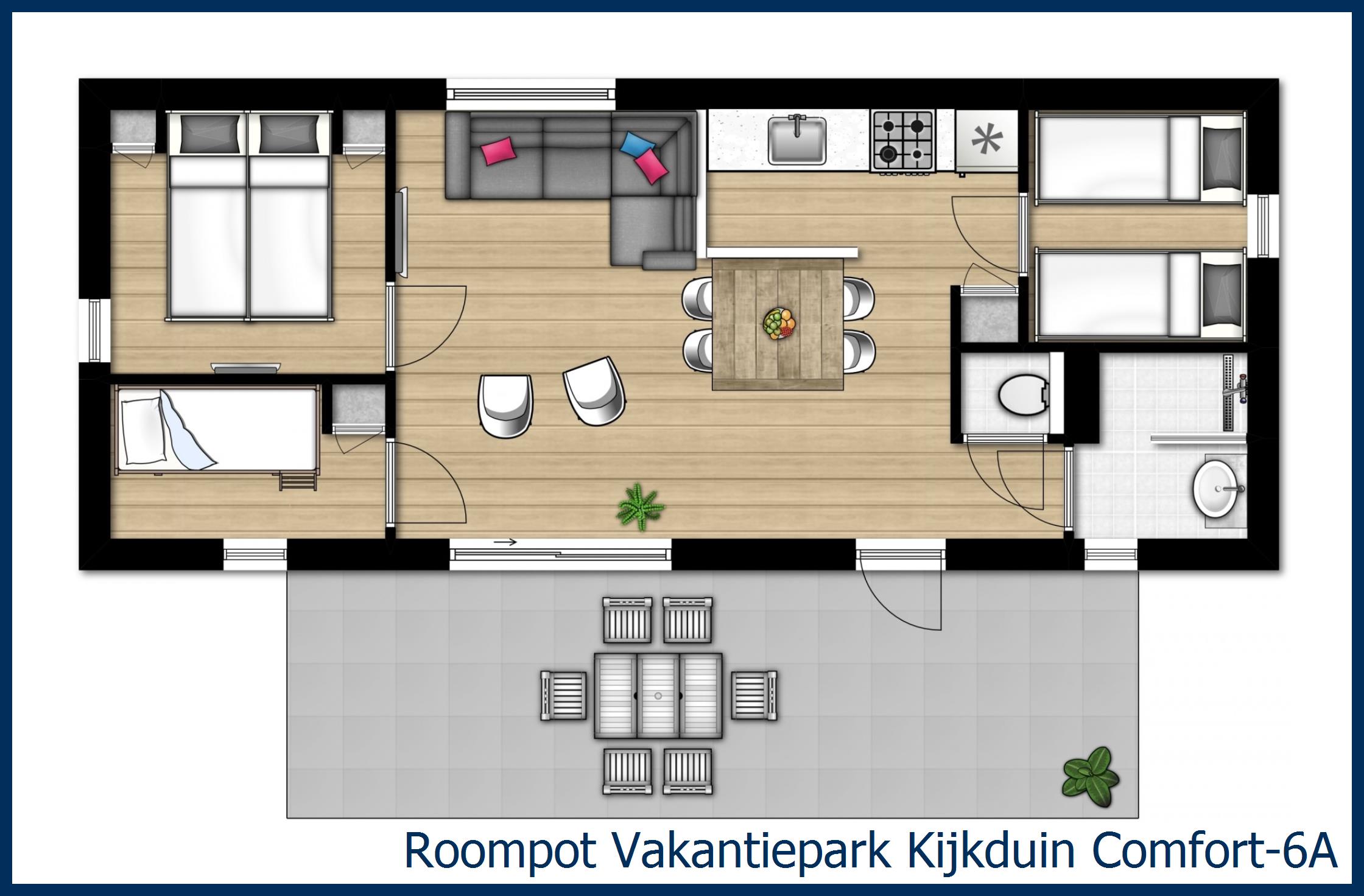 Chalet Comfort-6A à Kijkduin