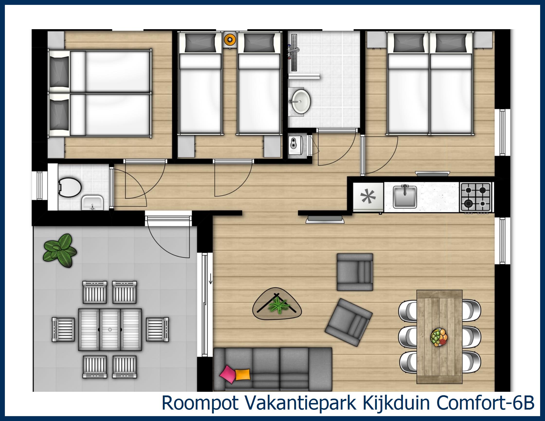 Chalet Comfort-6B à Kijkduin