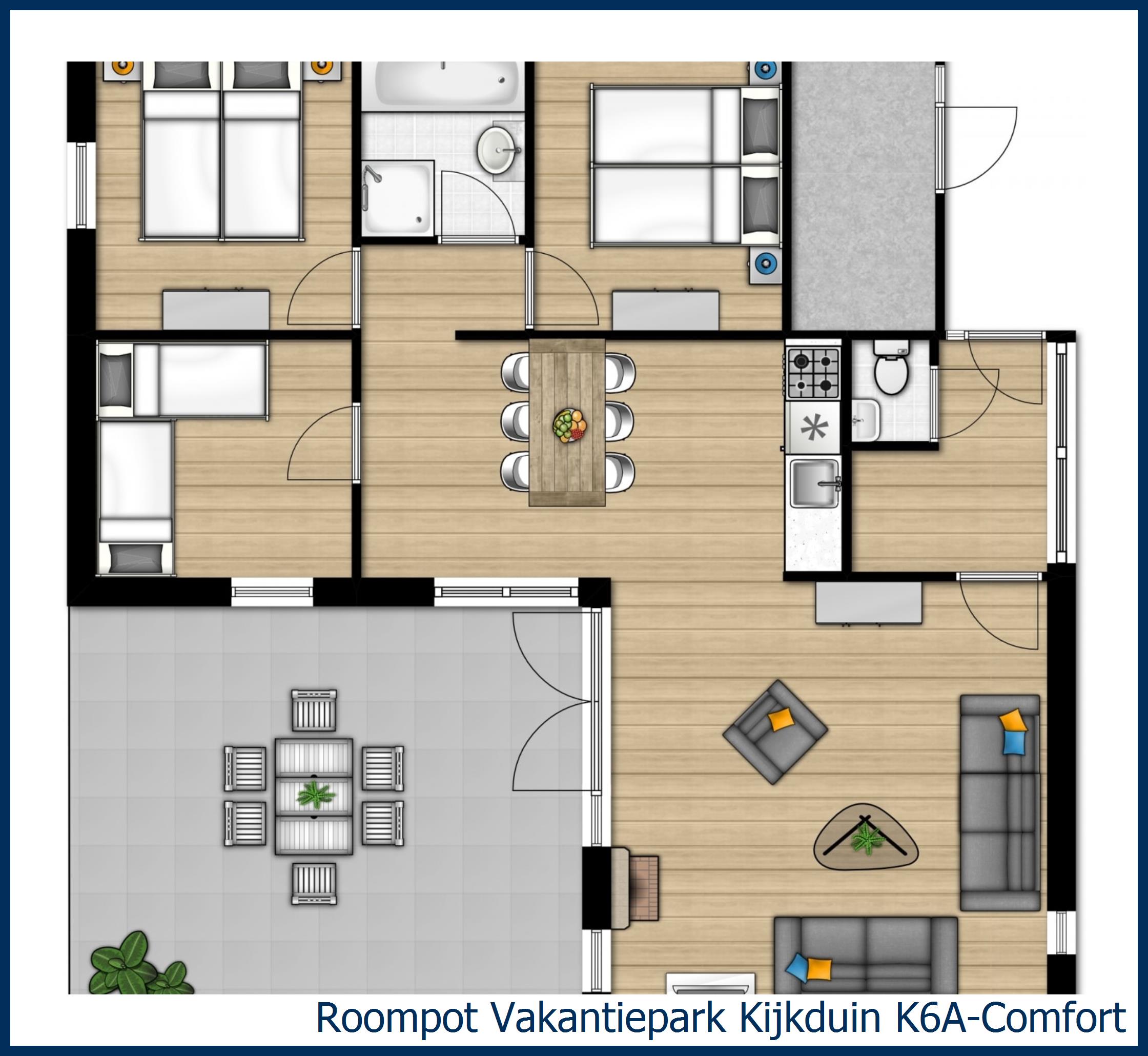Bungalow K6A-Comfort à Kijkduin