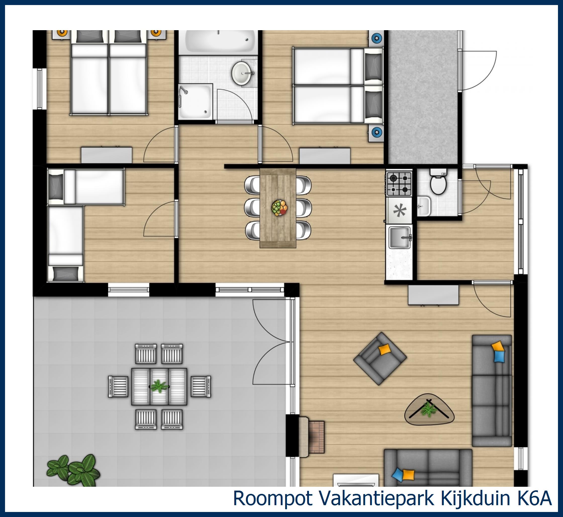 Bungalow K6A à Kijkduin
